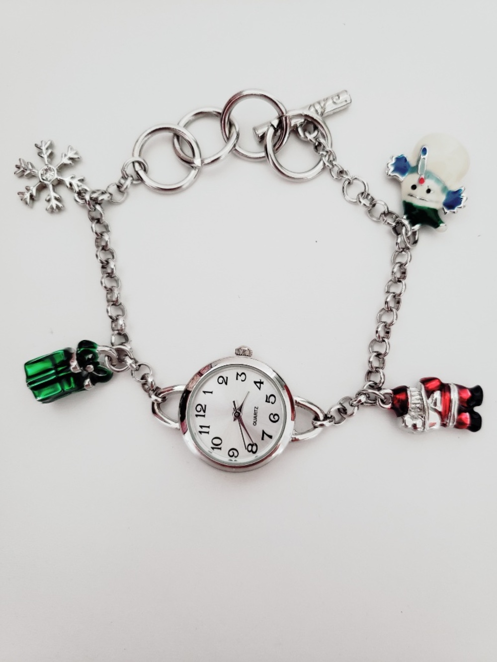 Vintage Macy's Holiday Lane Christmas Charm Watch